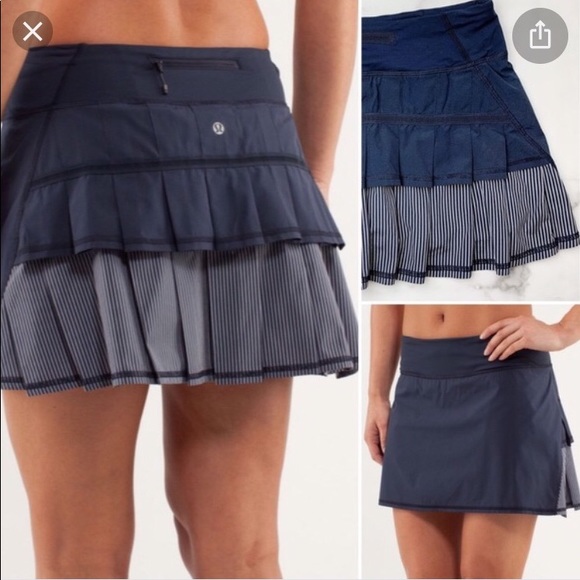 Lululemon  Pacesetter Skort Inkwell - Picture 2 of 4